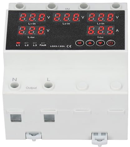 Affichage de Support de Protection d'Affichage de Commutateur de Transfert Automatique pour Onduleur, Commutateurs de Courant Ats de Protection Réglable (AC220V)