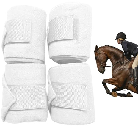 Benskydd för hästar | 4 st elastiska hästbenbandage - 250 cm skydd för bandagetillbehör för mjuka ridsport tillbehör för utomhusbruk