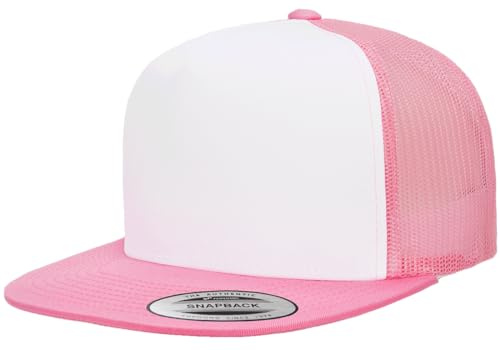 Yp Classics Yupoong Classic Trucker Cap (Pink/White/Pink)