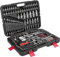Youyijia 215 Pcs Mechanic Tool Set - 1/2 1/4 3/8 Ratchet Wrench Sockets Spanners Bits Hex Key Repair Auto Tool Kit