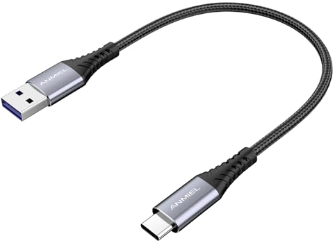 ANMIEL USB Typ C Kabel,USB C zu USB 3.0 Kabel (0.5M), Hohe Haltbarkeit, für Samsung Galaxy Note 8, S8, S8+, S9, S10,Sony XZ, LG V20 G5 G6, HTC 10, Xiaomi 5 und mehr.