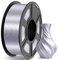 TECBEARS PLA Silk Filament 1.75mm Silber 1KG, Shiny Silk PLA 3D Drucker Filament, mit Seidenglattes Finish, Gute Farbwiedergabe, Maßgenauigkeit +/- 0.02, 1 Spulen, 1kg pro Spule Silk PLA Silber