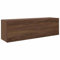 vidaXL Bad-Wandschrank Braun Eichen-Optik 100x25x30 cm Holzwerkstoff, Bad-Hängeschrank, Hängeschrank Badezimmer, Wand-Badschrank, Hängeschrank Bad