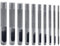 Leder Locher Set,10 PCS Metall Leder Puncher Kit Leder Handwerk Hohl Locher Werkzeug 1 mm bis 10 mm Locheisen Stanze Locheisensatz Leder Stanzeisen Set für Ledergürtel Uhrenarmband Dichtung