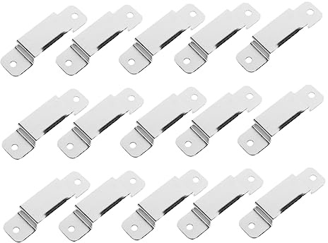 PENIKOKO 15pcs Metal Tape Measure Clips Durable Tool Holders for Wall Tool Belt Iron Measuring Tape Holders with Easy Install Design for Workshop Workbench Use
