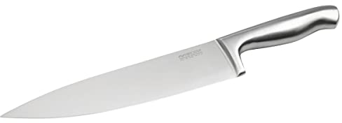 Nirosta Coltello da cucina STAR, coltello da cucina, acciaio inossidabile, manico pratico, coltello multiuso per tagliare, tagliare e sfilettare, lama affilata a mano (lunghezza lama: circa 20 cm),