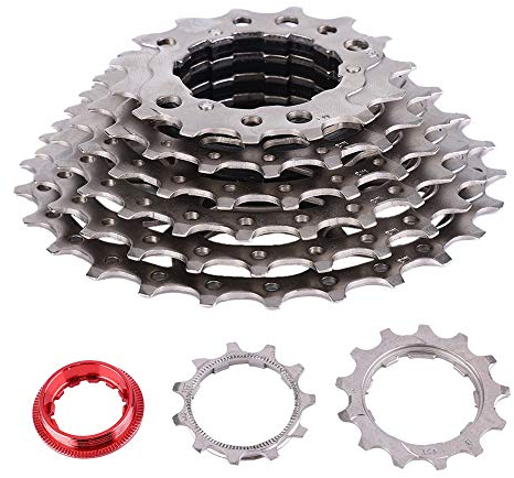 Dwawoo Fahrrad Kassetten, Kettenrad 8 Speed ​​11-25T Rennrad Freilaufkassette Fahrrad-Ersatzteil