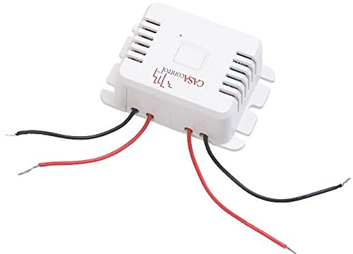 CASAcontrol Zubehör zu Funkschaltmodul: Einbau-Funk-Schaltmodul für kinetische Funk-Taster, bis 200 Watt (Funkschalter für Deckenlampe, Lampenfassung mit Funkschalter, 150)