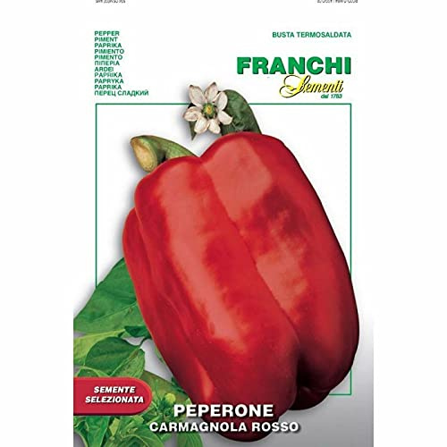 Semi Peperone Carmagnola Rosso Franchi Sementi 1,5g