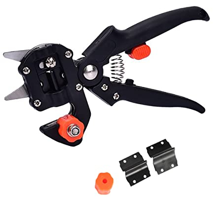 WANGCL Machine de greffage portable pour arbres fruitiers avec ciseaux de coupe pour feuillage