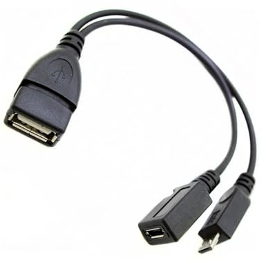 UNbit Adaptador de Terminal de Puerto USB, Cable OTG Compatible con Fire TV 3 o Fire Stick de Segunda generación, 1 ud. Cables