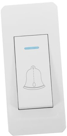 jojofuny High-Power Doorbell Switch and Cabinet Light Switch Wired Door Chime Button for Indoor Wall Mount Home and Office Use