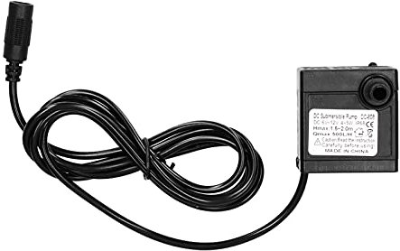 Respicefinem – pompe à eau cc 10 × 7 × 7 pompe Submersible sans balais à faible bruit dispositif de Circulation levage de 2 mètres 500L H 12V 5W