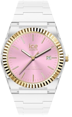 ICE-WATCH - Ice Power PW1 White Clear Pink - Montre transaprent pour Femme avec Bracelet en Silicone - 024774 (Small)