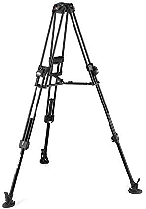 Manfrotto FastTripod, Treppiede Video Professionale 645 Fast a Doppio Tubo in Alluminio, Leggero, Cavalletto Macchina Fotografica, Reflex, Mirrorless, Camcorder, Sistemi Video, Videomaker, Vlogger