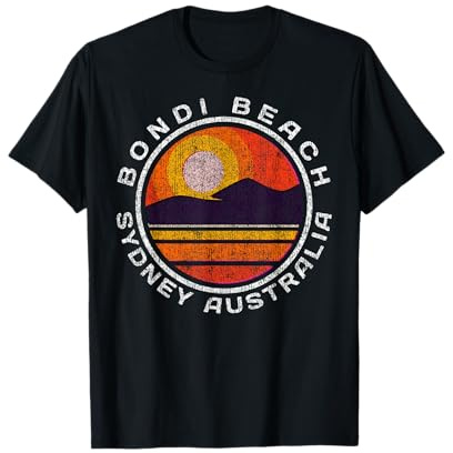 Bondi Beach Retro Distressed T-Shirt
