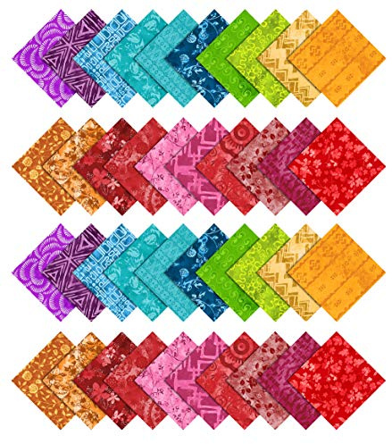 Soimoi Batik Di Stampa Pretagliati Tessuto Di Cotone Da 10 Pollici Quilting Piazze Fascino Pacchetto Fai Da Te Patchwork Mestiere Cucire