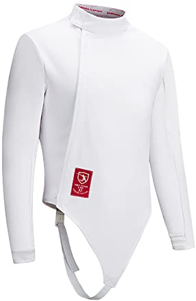 Fechtjacke für Kinder und Erwachsene, Stichfester Stoff-Fechtanzug, CE-zertifizierter 350N-Schutzanzug für Fechtausrüstung