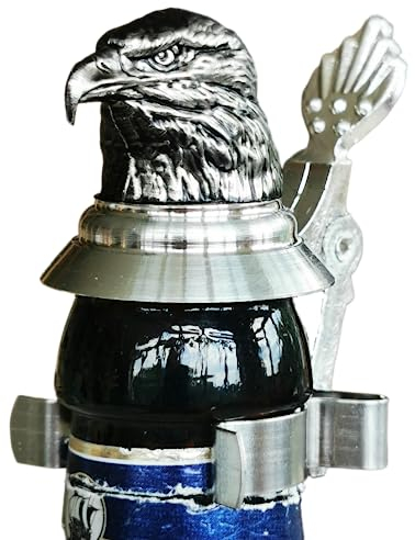 Flaschendeckel Zinn, Bierflasche Zinn Deckel, Bierflaschendeckel, Adler, Adlerkopf, Eagle