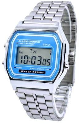 BDM – Reloj clásico Color Plata Con Alarm