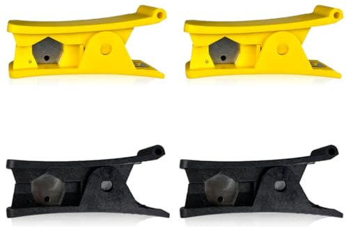 NHQ 4 Piezas Cortador de tubos de PVC,Cortador de Tubo Plástico,PVC Pipe Cutter Nylon Plastic,Cortatubos PVC Teflon El Cortador