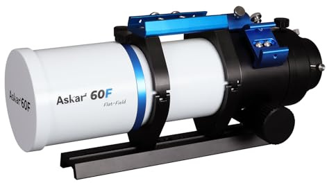 Askar 60F Flat-Field Telescope, 60mm Aperture F6.8, ED Glass Refractor OTA, Quadruplet air-Spaced APO, 230mm Vixen Dovetail Plate for Deep Sky Astrophotography and Visual Astronomy