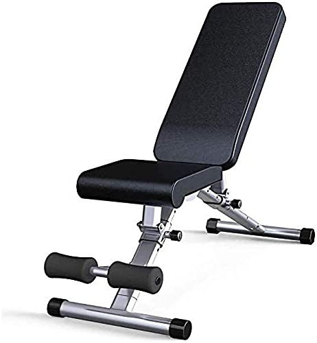 Adjustable Incline Folding Bench,Home or Commercial Fitness Equipment,Folding Dumbbell Stool Bench Press Stool Utility Weight Benches,Multi-Adjustable Backrest