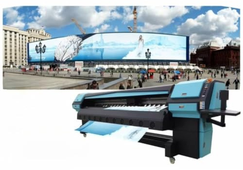 Eco Solvent stort format plotter rulle matad tryckmaskin kommersiell bläckstråleskrivare för utomhusskyltar anpassade klistermärken väggdekor grafik