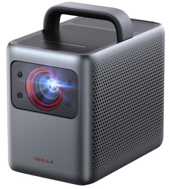 NEBULA Cosmos Laser 4K Projector, 2200 ANSI Lumen, Android TV, Autofocus, Auto Keystone Correction, Screen Fit, Home Theater Projector with Wi-Fi & Bluetooth, for Office and Business Use (Renewed)
