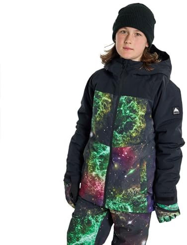 Burton - Skijacke / Snow Boys Lodgepole 2l, Schwarz, für Jungen – Größe XL – Schwarz, mehrfarbig