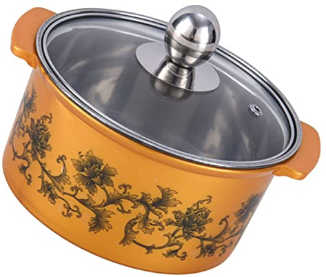 ABOOFAN Marmite à Induction Poêle De Cuisine Casseroles Électriques Pour Cuisiner Braisière Avec Couvercle Pot Pour Pot Chaud Sauteuse Multifonction Pot De Ménage Faire Tourner