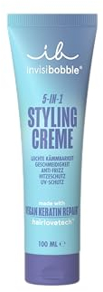 invisibobble 5-in-1 Styling Creme, Hitzeschutz, UV-Schutz, Frizz-Kontrolle, leichte Kämmbarkeit, vegan, für alle Haartypen, 150ml
