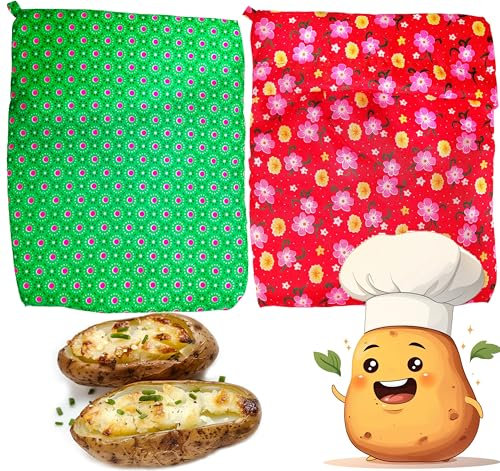 XANADU Baked Potato Microwave Bag – Reusable Potato Express Pouch Cooker For Quick Fluffy Potatoes In Minutes