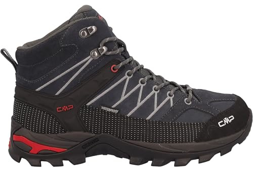CMP Rigel Mid WP 3Q12947-60UU, Men trekking shoes, Grey, 43 EU