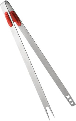 Tonetas de carne, pinzas de cocción de acero inoxidable - Pinks de parrilla de acero inoxidable - Doble use la horquilla antideslizante para freír la ensalada de carne de alimento anti