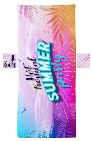 Protector de asiento de playa - Toalla de sillón de microfibra de gran tamaño para el verano | El protector de silla de piscina altamente absorbente se adapta a la mayoría de los sillones reclinables