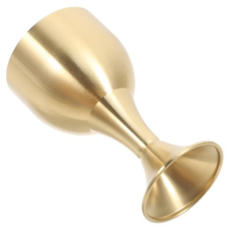 MUCKLILY Calice in Lega Di Rame Coppa Per Vino Coppa Per Offerte Decorativa Metallo Delicata Calice Per Vino in Metallo