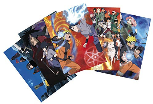 ABYstyle - NARUTO SHIPPUDEN - Cartes postales - Set 1 (14.8x10.5)