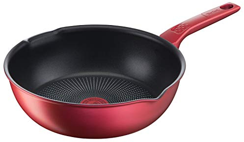 Tefal Daily Chef Bratpfanne, 26 cm, robust, leicht zu reinigen, Antihaftbeschichtung, Thermo-Signal, gesunde Küche, Ausgießer, Induktion G2737702