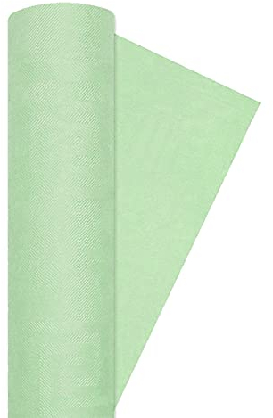 Ciao Rollen Tischdecke aus Damastpapier (120cm x 7m), Hellgrün