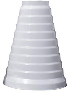 Connecteur réducteur universel pour systèmes de ventilation en PVC 80 mm à 200 mm Adaptateur de conduit de réduction pour conduit de ventilation