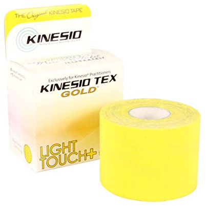 Kinesio Tex Gold Light Touch Kinesiology Tape: 2 in. x 16.5 ft. (Pastel Yellow)