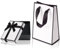 Aucuu 2 Caja de Regalo de Joyería, 9x7x3cm de regalos con lazo, Cajas y Bolsa Cumpleaños, Collar Caja de Pendientes para Cumpleaños Día de San Boda Valentín Navidad