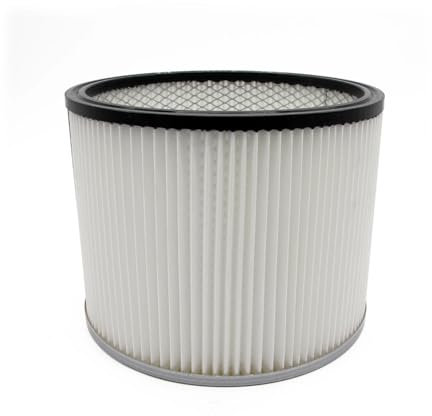 18L Ash Vacuum Cleaner 1000W - Ultra-Fine HEPA Filter - Hoover For Wood Log Burner - Bagless Fireplace Dust Collector - Extra Large 18L Capacity - Durable Metal Construction (Replacement HEPA Filter)