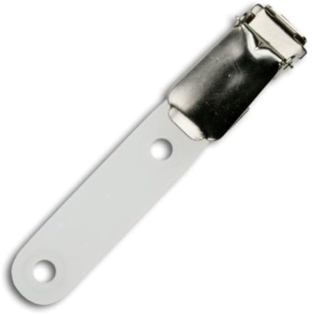 Schmalz 25 stycken ID-kortshållare, fästklämmor, vridbara, starka hängslen, klämma, ID-bricka, fästklämma för korthållare, kort, skyddande fodral, namnskyltshållare