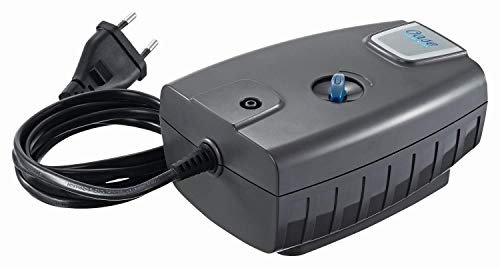 OASE 41850 OxyMax 400 Belüfter, Aquarium Luftpumpe für Süß und Meerwasser Aquarien, 400 l/h, 4 W, 2 x 2 m Schlauch