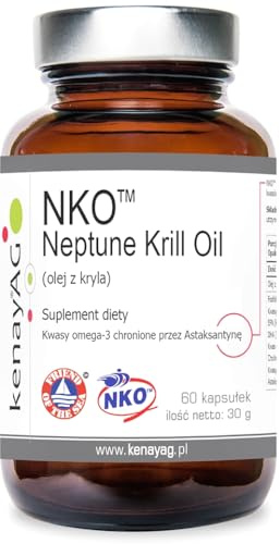 Huile de Krill NKO Neptune Huile de Krill 500mg 60 gélules kenayAG