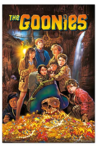 Grupo Erik: Poster The Goonies - Treasure | Poster da parete The Goonies, 61 x 91,5 cm, Poster da muro con carta lucida e incorniciabile, The Goonies Gadget