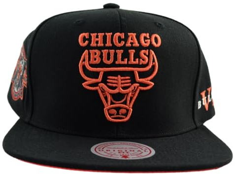 Mitchell & Ness Snapback Cap NBA Core VI Chicago Bulls Black