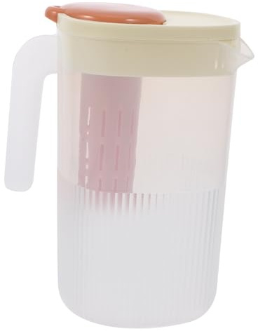 COLLBATH Large Capacity Cold Kettle Small Pitcher Lid Fridge Door Pitcher for Juice Jugs Water Jug for Family Gatherings